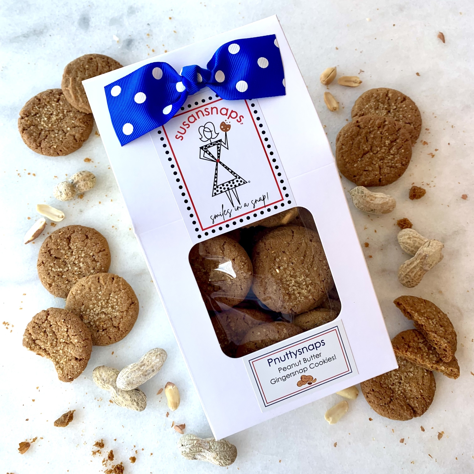 Gingersnap Cookies Bakery Boxes 20 Cookies Susansnaps