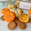 Pumpkinsnaps and Susansnaps - gourmet gingersnap cookies in Fall Flavors Grand Cookie Gift Box