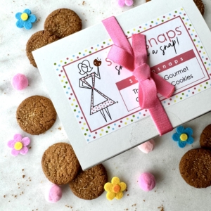 Splendid Susansnaps Spring Gift Box - 30 gingersnap cookies
