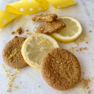 Citrussnaps - Lemon Gingersnap Cookies
